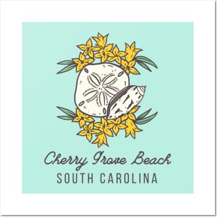 Cherry Grove Beach South Carolina SC Tourist Souvenir Posters and Art